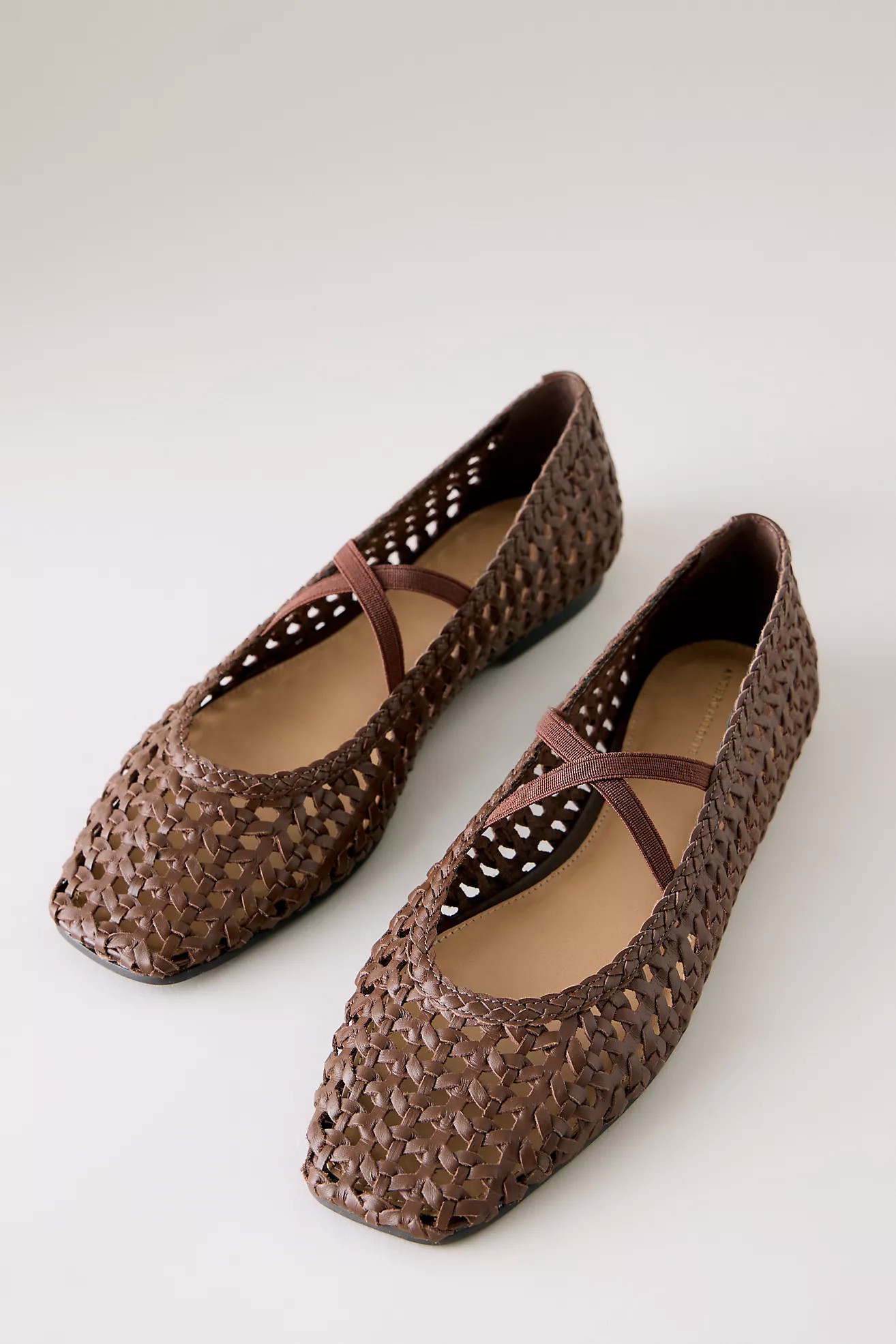 By Anthropologie Woven Leather Ballet Flats | Anthropologie (UK)