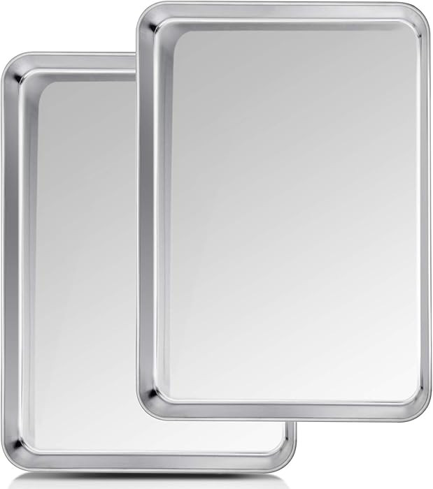 TeamFar Baking Sheet, 20’’×14’’×1’’, Cookie Sheet Half Sheet Baking Pans Stainless ... | Amazon (US)