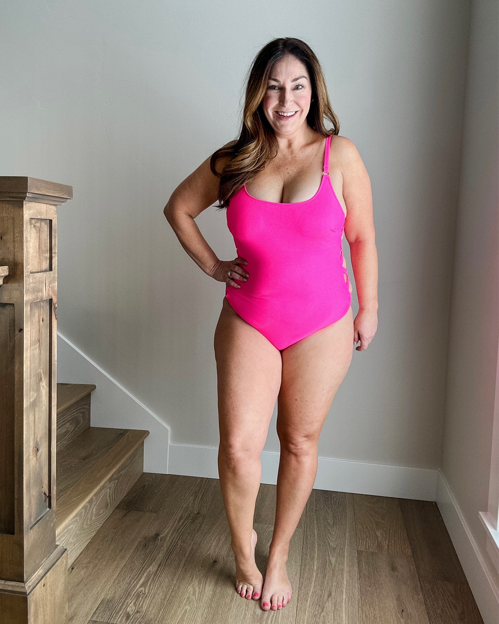 Pink swimsuit 

Fit tips: swimsuit tts, L 

Pink  pink swimsuit  one-piece  style guide   Vacation outfit  vacation looks  swim  beach outfit  pool day  beach day 

#LTKSeasonal #LTKtravel #LTKstyletip