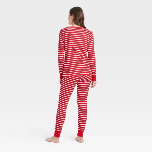 Women's Striped 100% Cotton Matching Family Pajama Set | Target