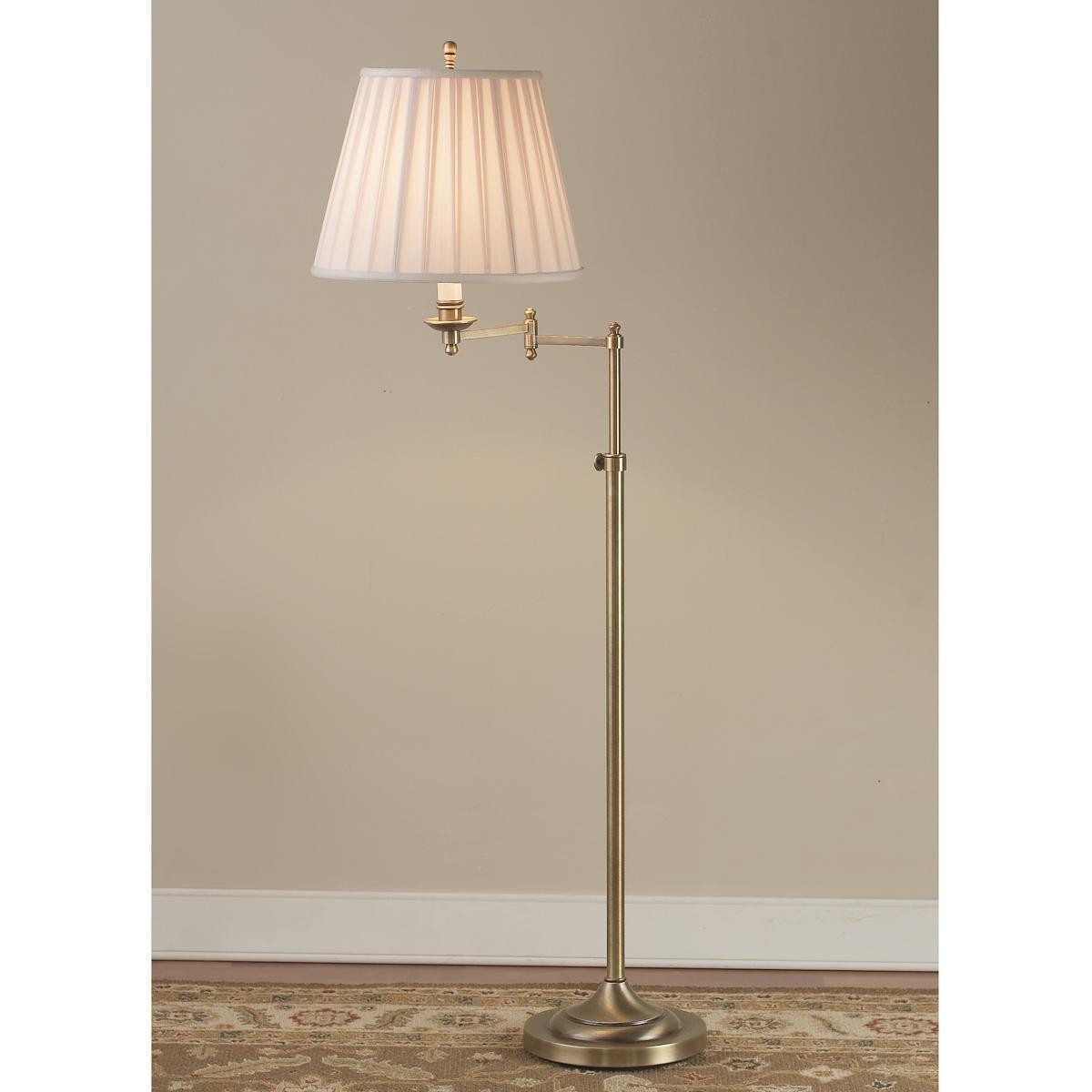 Designer Swing Arm Floor Lamp | Shades of Light