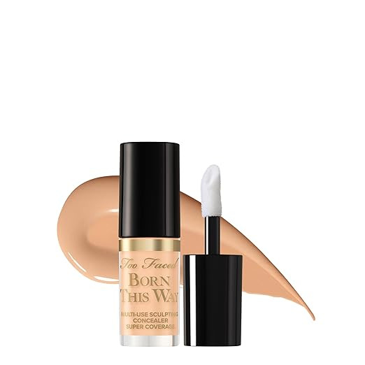 Too Faced Born This Way Super Coverage Multi-Use Concealer | Full Coverage, Non-Comedogenic, Oil ... | Amazon (US)