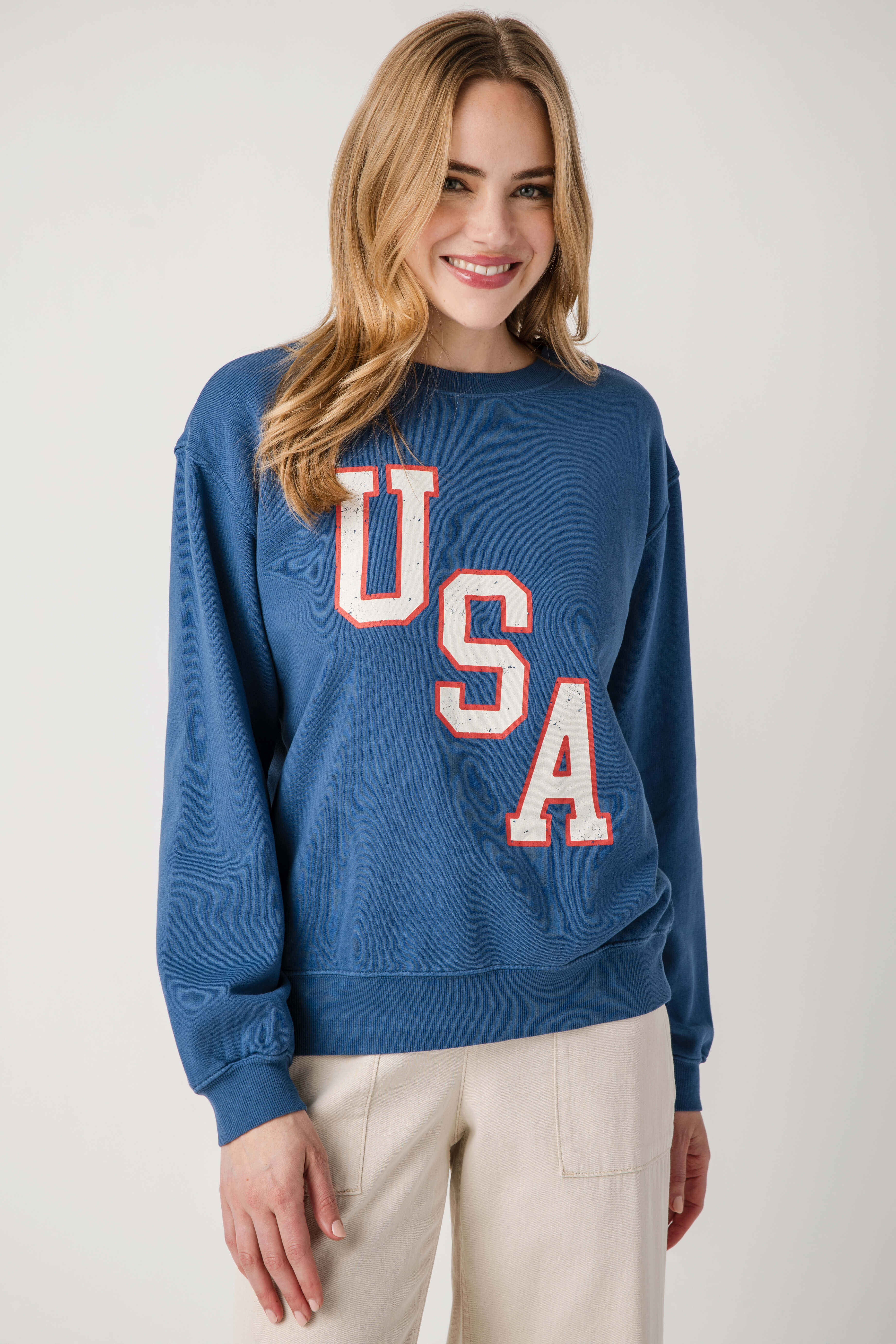 Z Supply Americana Boyfriend Sweatshirt | Social Threads