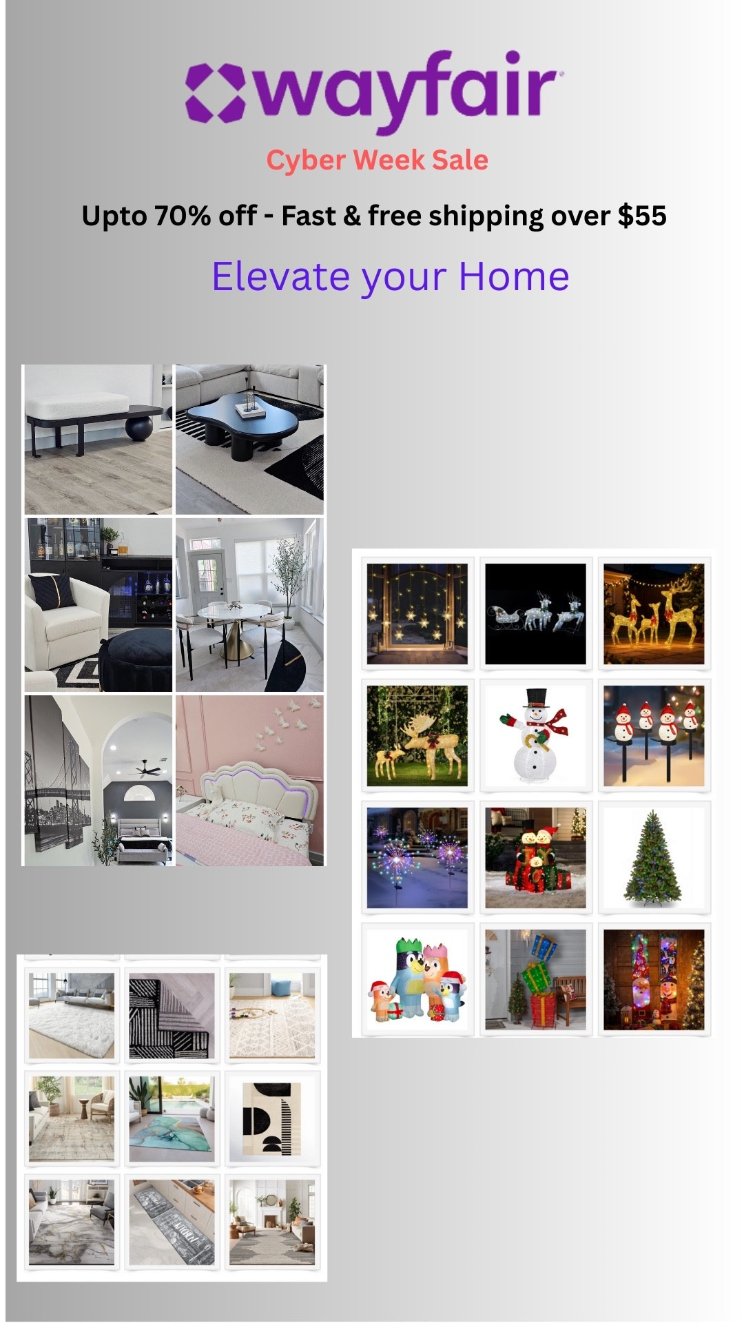 Head to @wayfair now for their Cyber Week sale with upto 70% off 🤩 #ad I love elevating our home with small upgrades that make a huge impact on the aesthetics of our home 😍 They have fast & free shipping over $55…Linking our favorites here!! #wayfair #wayfairpartner 

#LTKSaleAlert #LTKHoliday #LTKHome