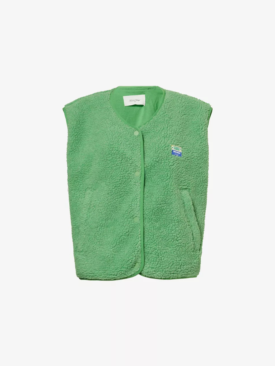 Hoktown Brand-Patch Fleece Gilet | Selfridges