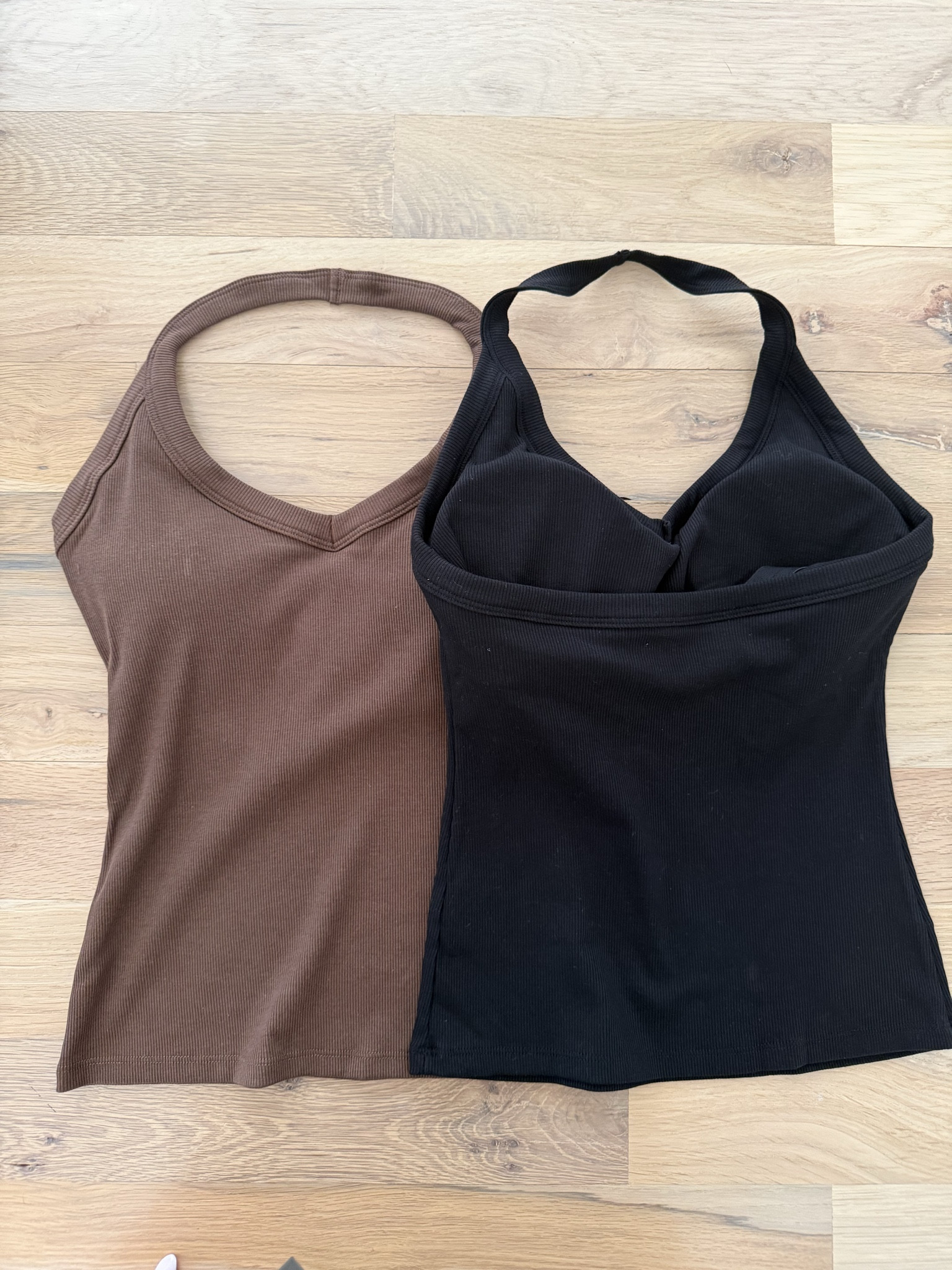 Amazon ribbed halter tanks size xs on sale with built in bra 

#LTKSaleAlert #LTKdayinmylife #LTKPetite