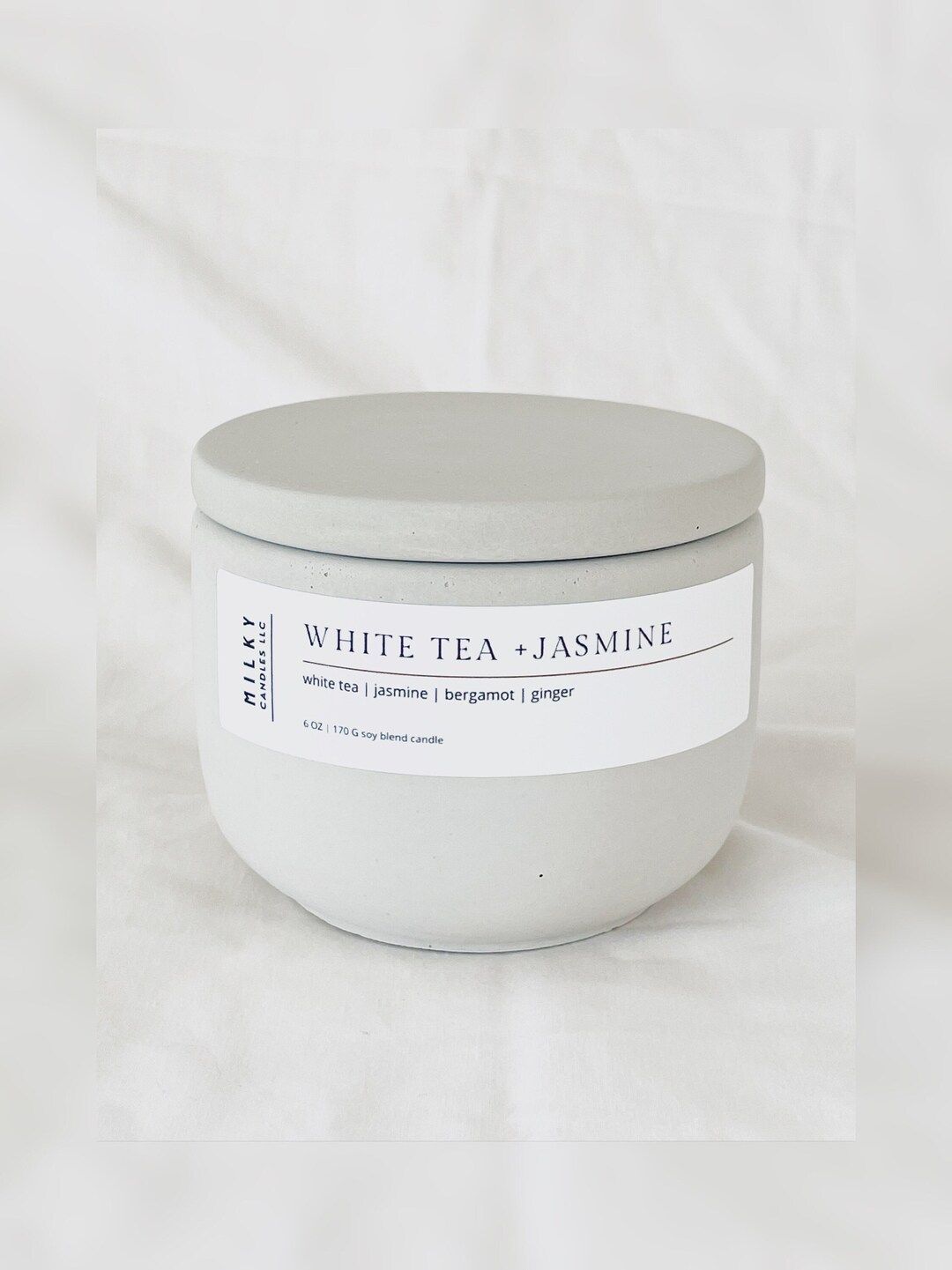 White Tea + Jasmine | Black Owned Candles | Etsy (US)
