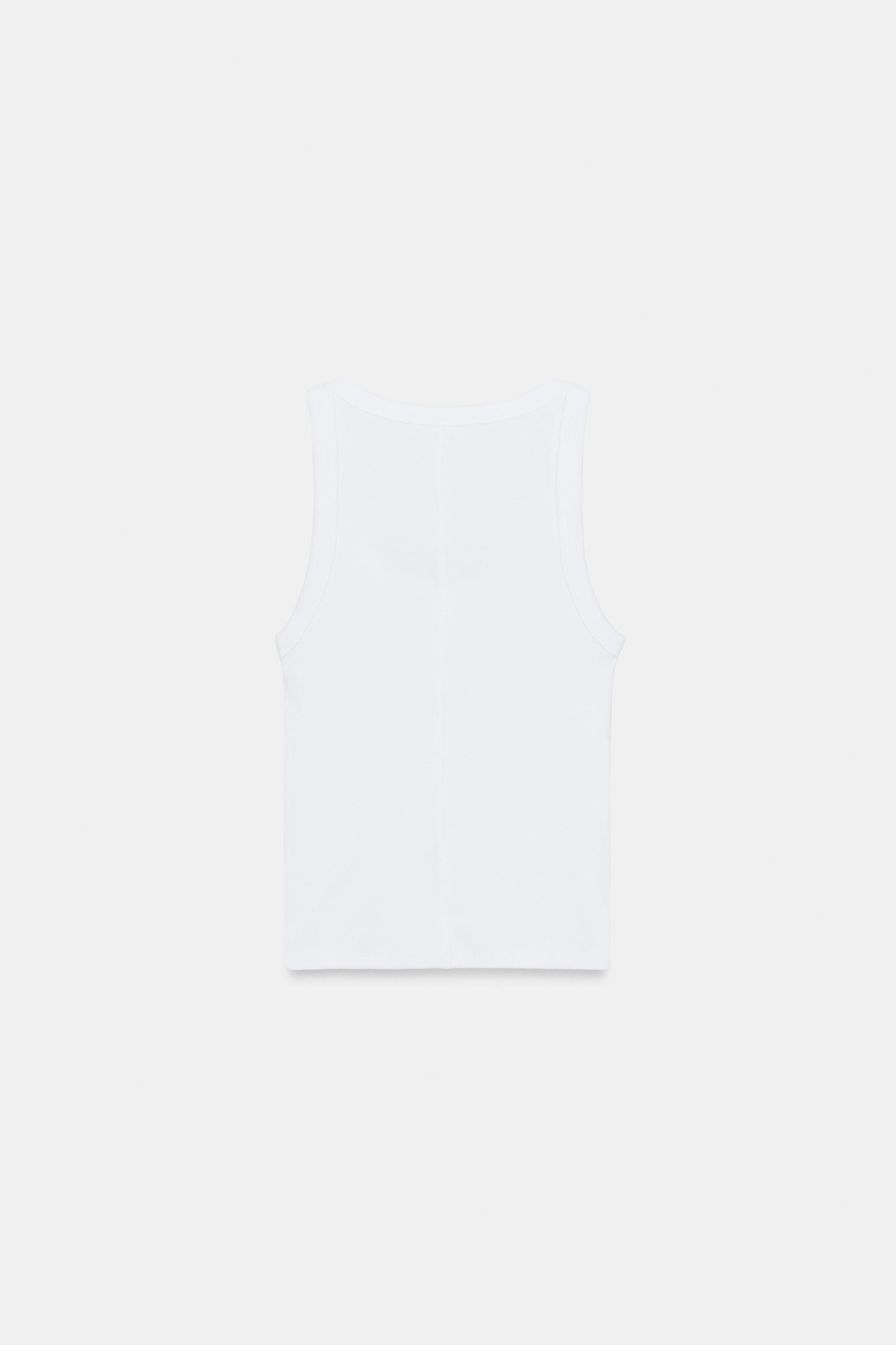 RIBBED SLEEVELESS TOP | Zara US