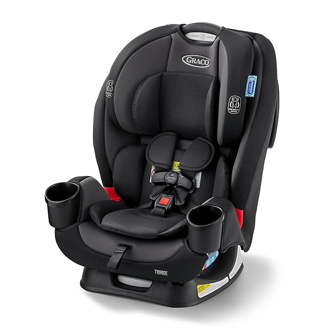 Graco TriRide 3-in-1 Reclining Car Seat, Kipling - Rear & Forward Facing Car Seat, Highback Boost... | Amazon (US)