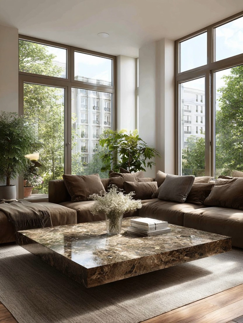 Some furniture pieces quietly become the entire soul of a room, and this gorgeous marble coffee table is one of them.

Rich brown marble with soft gray undertones adds depth, grounding energy, and timeless elegance in a way very few materials can. Surrounded by soft sofas, greenery, natural light, and layered textures, the marble instantly becomes the statement piece that brings the entire living room together.

And what makes marble so timeless is that it has always been associated with beauty, craftsmanship, and luxury for centuries. From historic architecture to grand European interiors and palaces, marble has always carried that elevated feeling while still feeling natural and organic.

The beauty of a marble coffee table is also in the balance it creates. If your home already has bold decor, darker colors, velvet fabrics, charcoal tones, browns, or rich textures, marble introduces a calming sophistication that softens the entire room without taking away the warmth.

And in modern homes, especially as we move into richer and moodier home decor trends, brown and gray-toned marble feels incredibly current while still remaining timeless.

A coffee table is not just another furniture piece. It grounds the room. It becomes the center where books are stacked, candles are lit, conversations happen, coffee is shared, and life unfolds daily.

We included multiple marble coffee table options in different tones and finishes in our edit so you can find the perfect statement piece for your living room. 

 #LivingRoomDecor #MarbleCoffeeTable #QuietLuxury #LTKHome