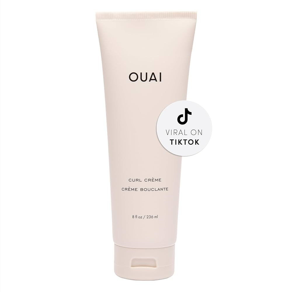 OUAI Curl Cream - Curl Defining Cream for Hydrated, Shiny Curls - Babassu and Coconut Oil, Linsee... | Amazon (US)