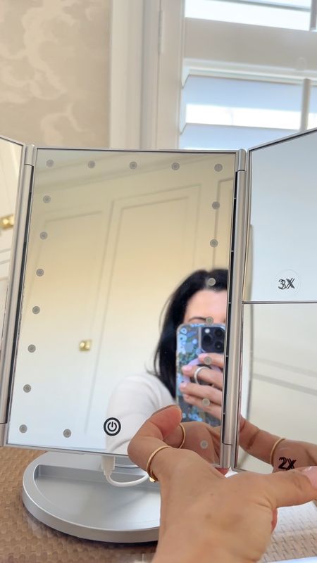 Amazon deal of the day, tri-fold tabletop mirror under $15 after deal and coupon! 

#LTKHome #LTKSaleAlert #LTKOver40