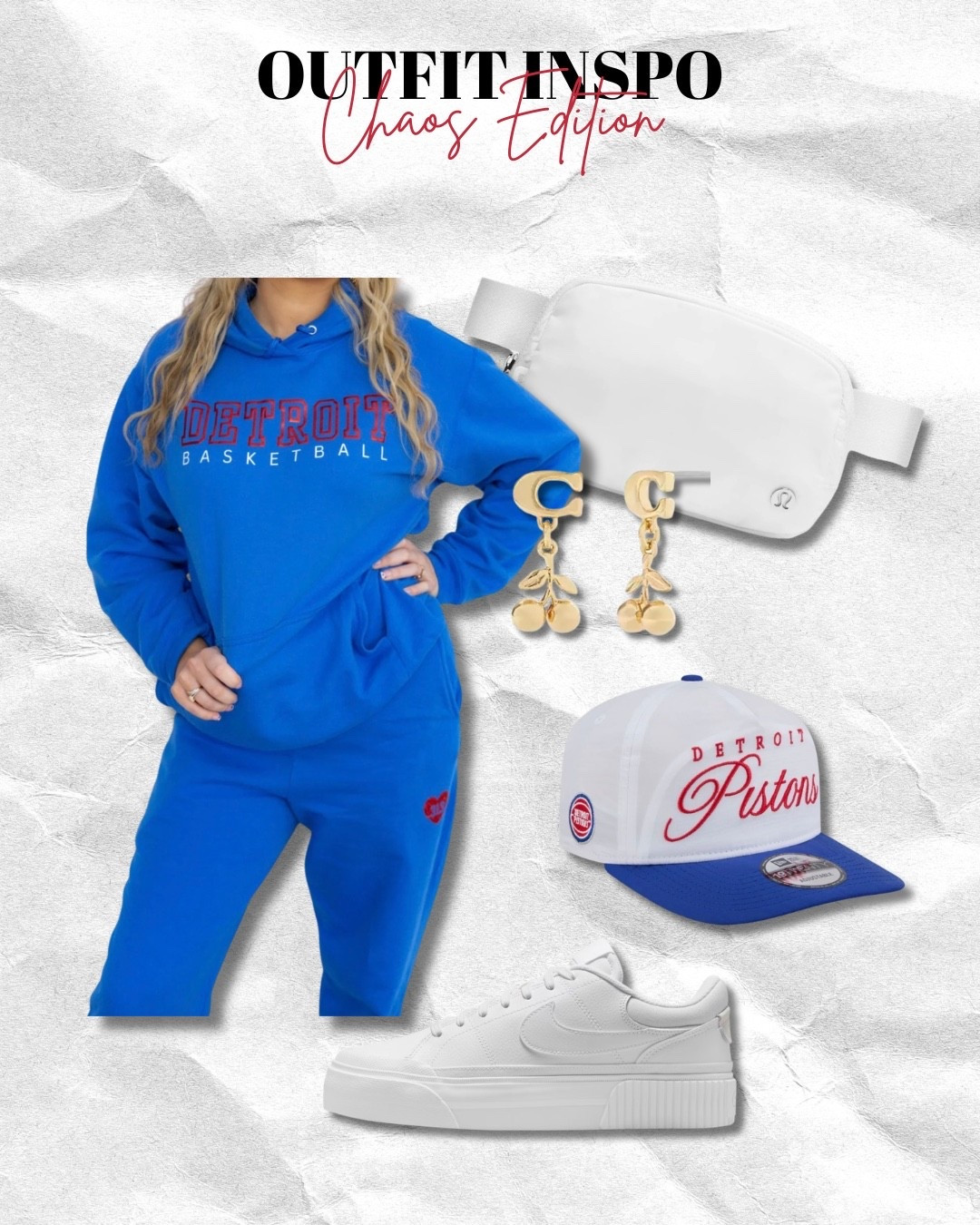 Sporty girl era 🏀💙
If I can wear a matching set, I will. This Detroit basketball set is SO comfy and perfect for game nights, errands, or just looking cute without trying. 



Sweat suit is from CHAOSCOLLECTION.COM use code OGLASHGIRL to save
Everything else linked on my LTK ❤️

#LTKgrwm #LTKMidsize #LTKootd