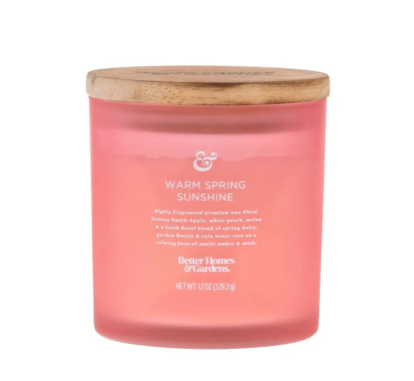 Better Homes & Gardens Warm Spring Sunshine 12oz Scented 2-wick Candle - Walmart.com | Walmart (US)