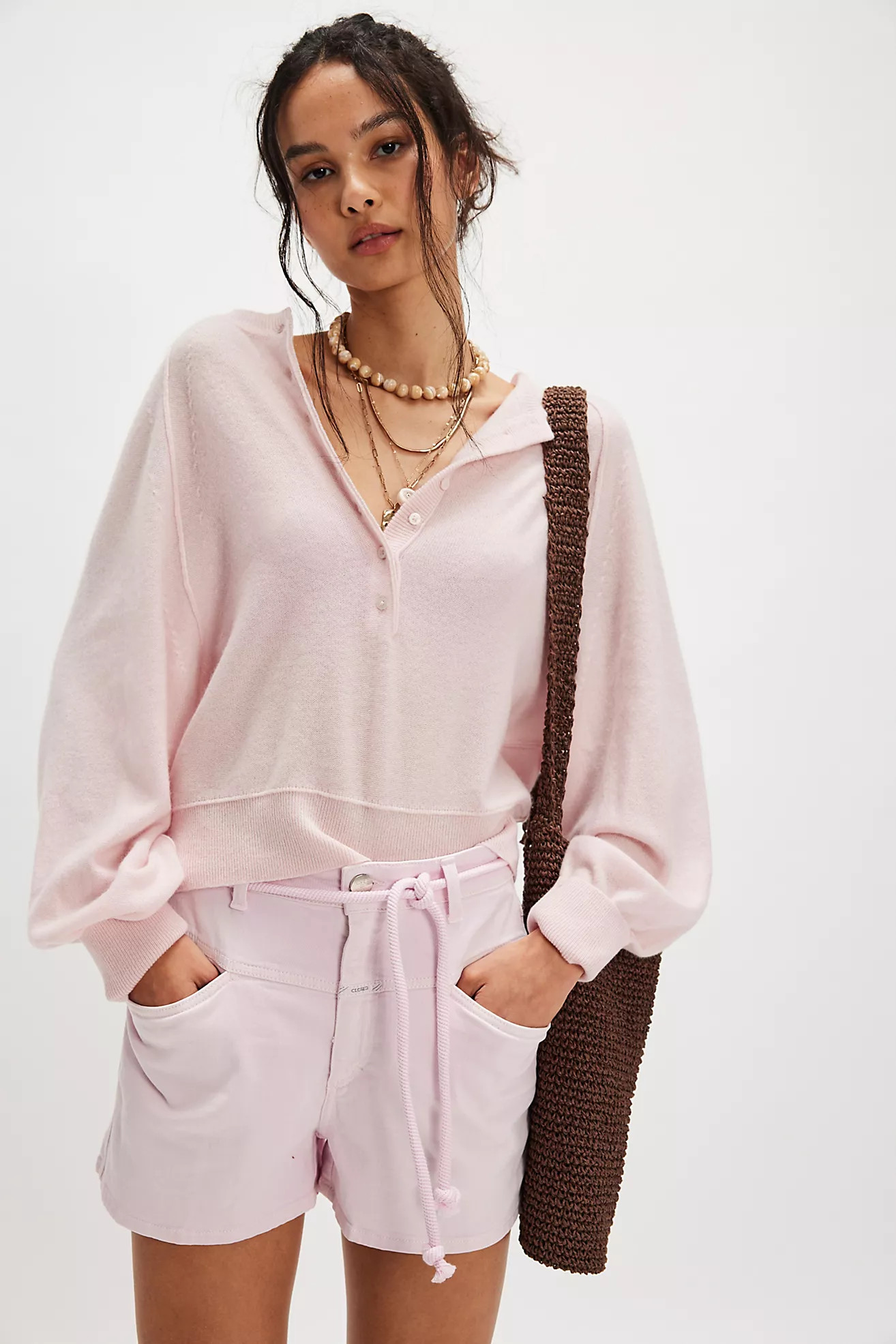 Porta Cashmere Henley | Free People (UK)