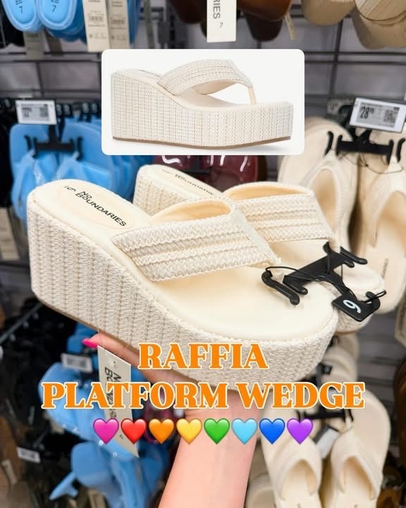 Walmart platform wedge! 🤩💕🦋