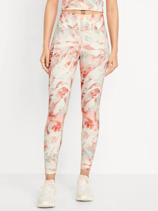 High-Waisted PowerSoft 7/8 Pocket Leggings | Old Navy (US)