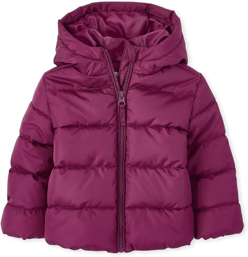 The Children's Place Baby and Toddler Girls' Medium Weight Wind-Resistant, Water-Resistant Puffer... | Amazon (US)
