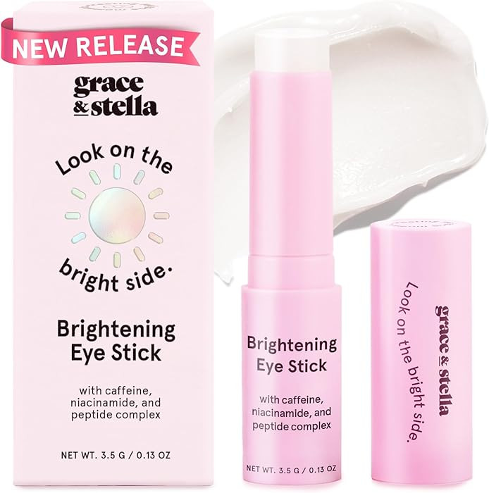 Amazon.com: grace & stella Under Eye Brightener Balm Stick - Travel Essentials - Caffeine Eye Cre... | Amazon (US)