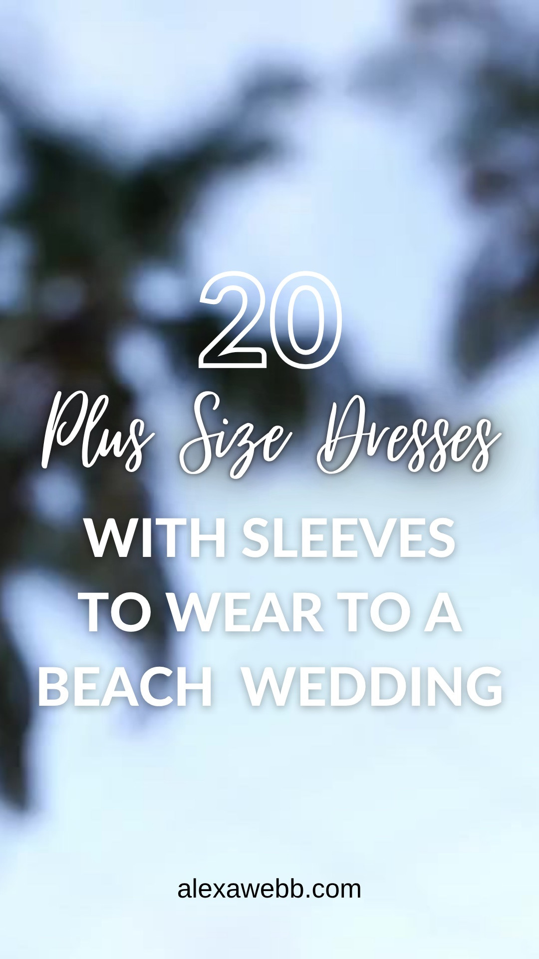 Heading to a beach wedding this summer?  I give you 20 plus size dresses with sleeves to wear to a beach or destination wedding!!! #plussize

#LTKPlusSize #LTKSeasonal #LTKWedding
