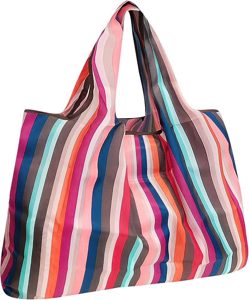 Wrapables Durable and Large Nylon Reusable Shopping Bag | Amazon (US)