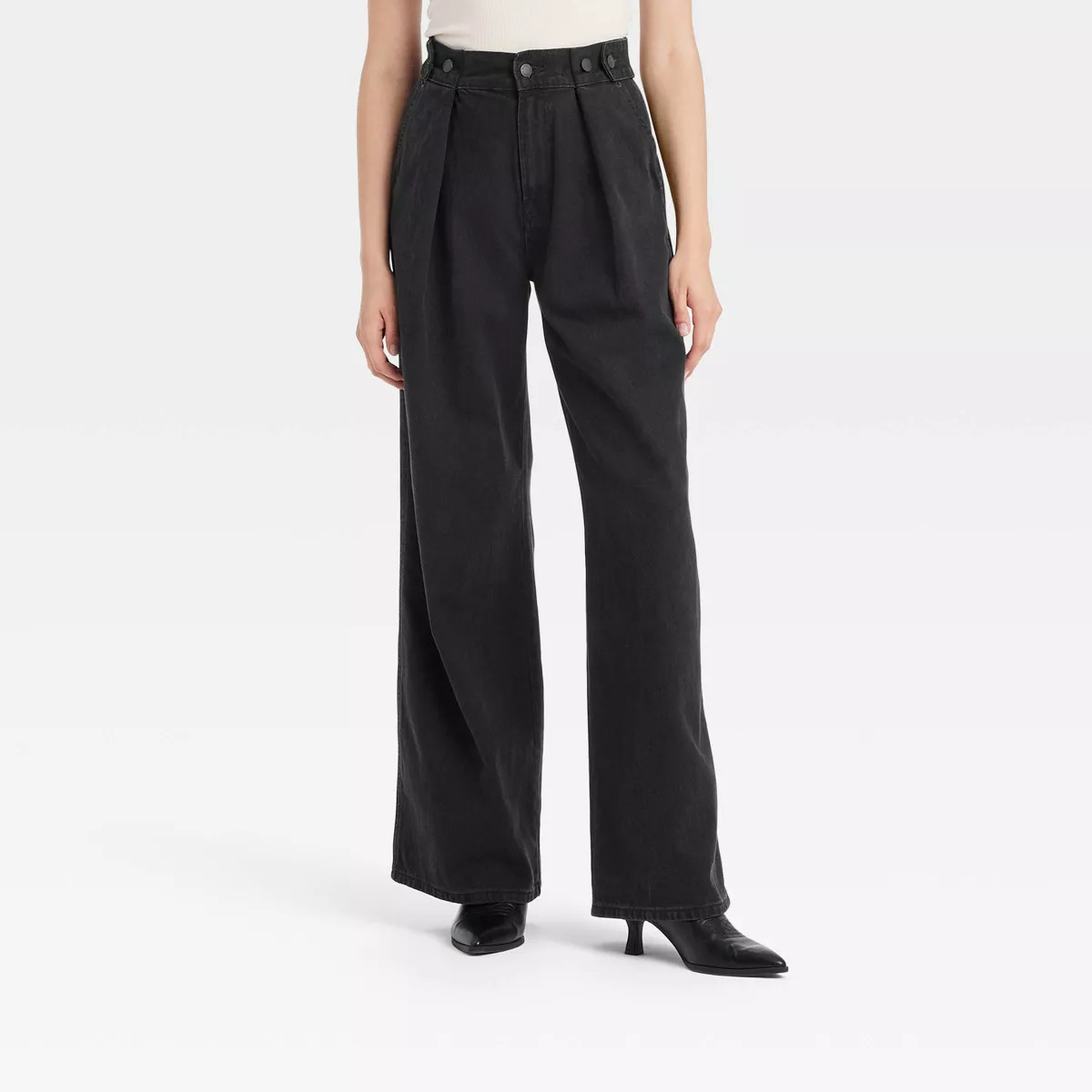 Women's High-Rise Two Way Denim Trousers - Universal Thread™ | Target