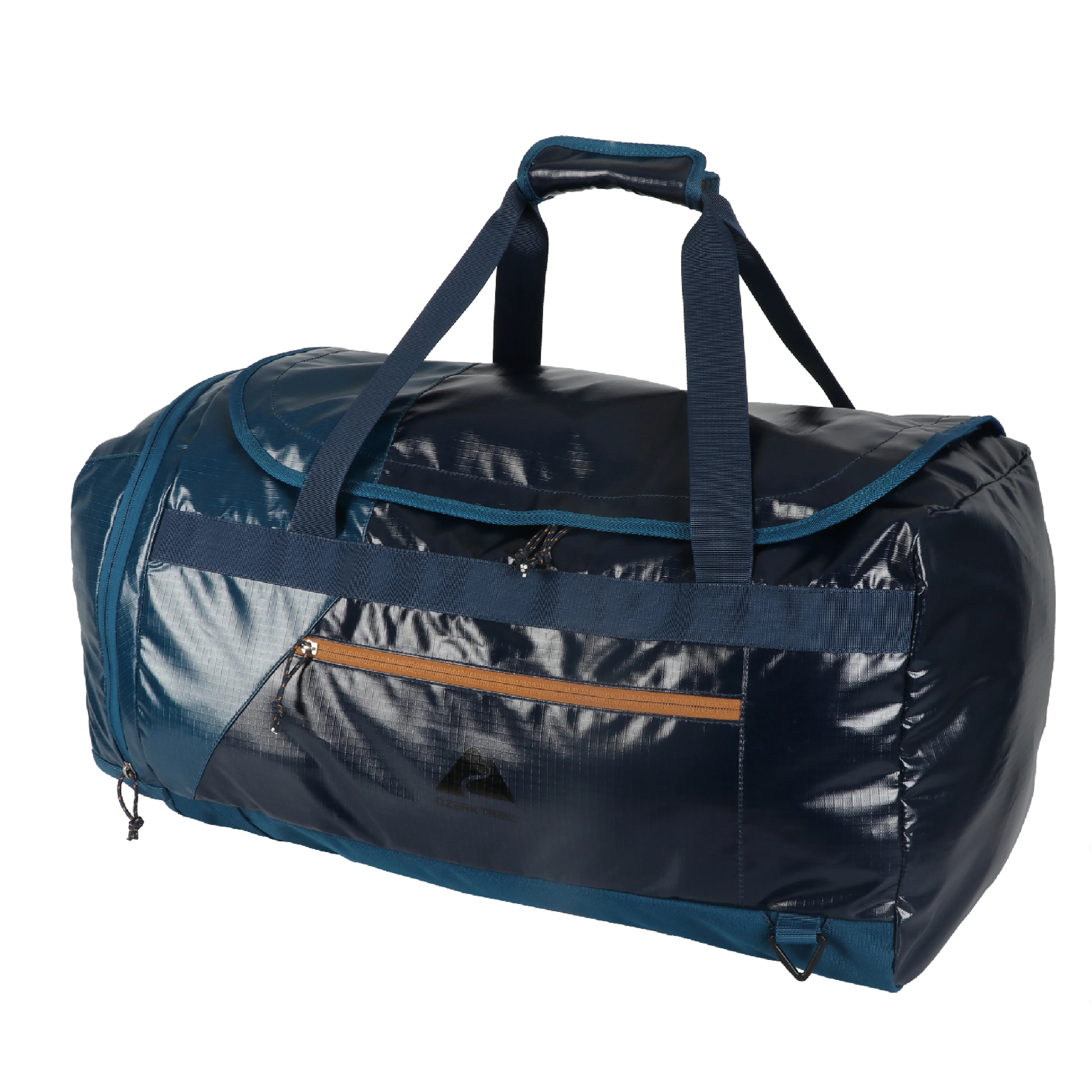 Ozark Trail 70L Coated Polyester Ripstop Duffel Bag with Backpack Straps, Blue | Walmart (US)