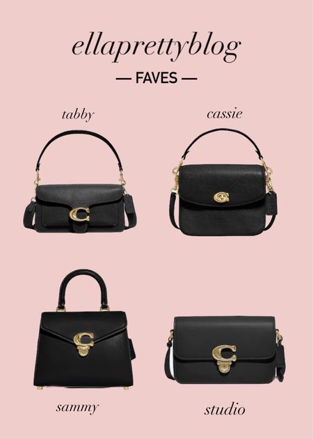 Classic black and gold coach bags - will elevate any outfit - coach tabby, sammy, cassie and studio shoulder bag

#LTKstyletip #LTKworkwear #LTKitbag