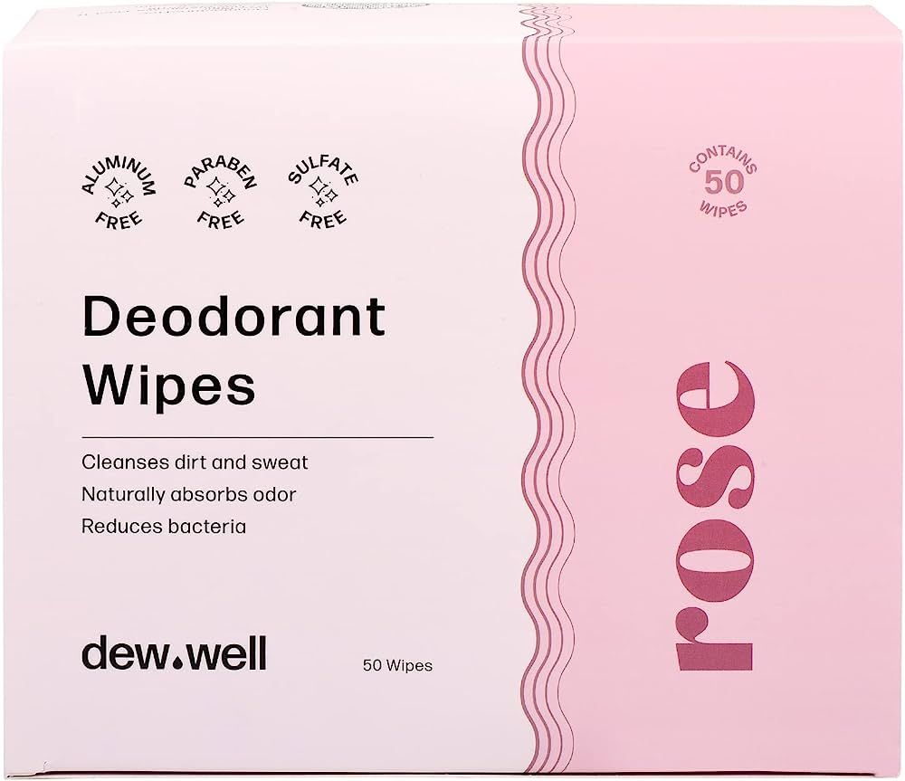 Dew Well - Refresh Deodorant Wipes - A Fresh Start When You’re On the Go - Aluminum, Paraben, a... | Amazon (US)