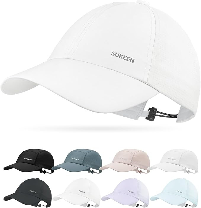 Sukeen Lightweight Running Hat for Women Sports Baseball Cap Unstructured | Quick-Dry Foldable Sp... | Amazon (US)