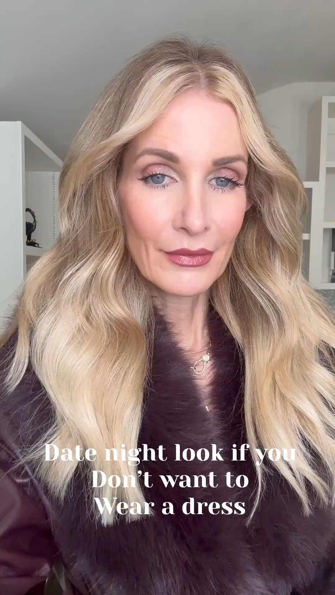 Valentine’s Day date night look… but make it DENIM 🔥 If you don’t feel like wearing a dress (same), this is the perfect sexy + edgy outfit that works for Valentine’s Day and any date night or GNO after. ✨ Burgundy faux fur trimmed jacket with a tie waist = so flattering and slimming ✨ Backless lace Free People bodysuit = the perfect amount of sexiness ✨ Mother high-waisted baby flare jeans = Legs for days (seriously the most slimming fit) Everything runs true to size: Jacket: XS Bodysuit: XS Jeans: 24 Would you wear jeans on Valentine’s Day?  

 

#LTKValentine #LTKootd #LTKOver40