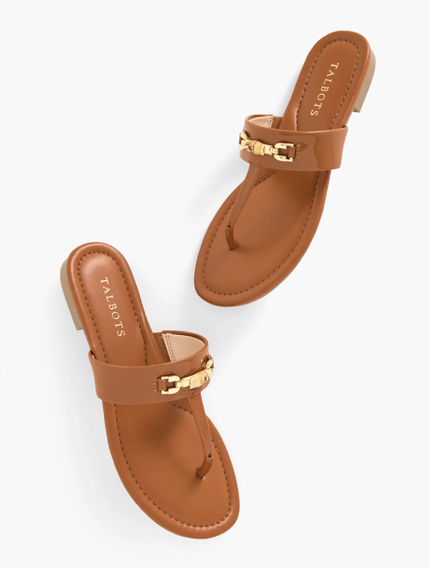 Gia Bamboo Thong Sandals | Talbots