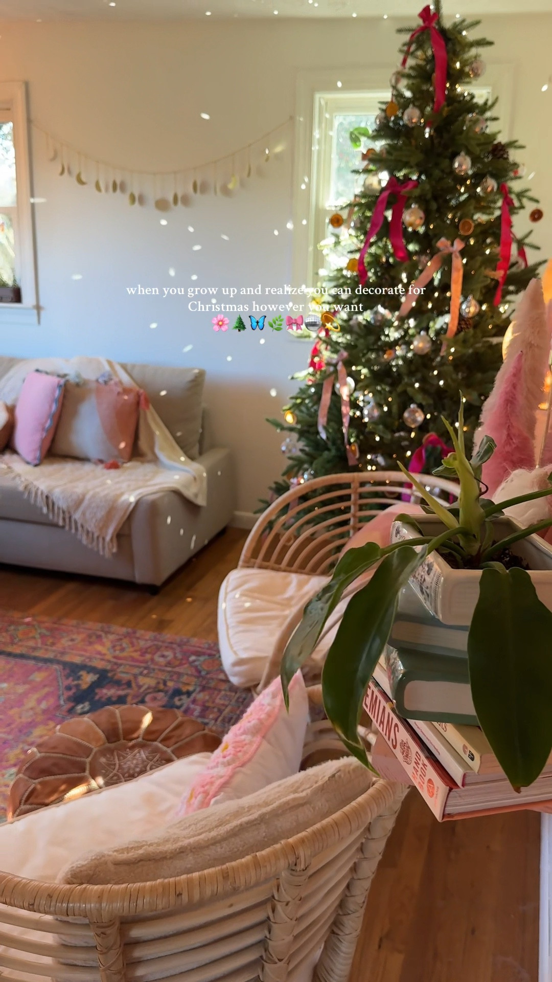 Decorate for Christmas with me 🦋🌿🎀🪩✨

#LTKSeasonal #LTKHome #LTKHoliday