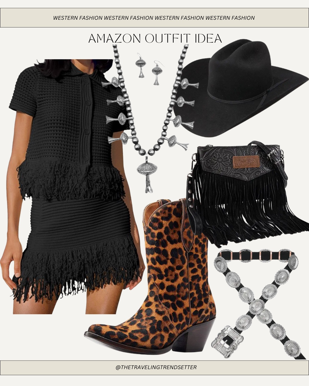 Country concert, outfit idea, Ella Langley, concert outfit idea, black, cowboy hat, cheetah cowgirl, boots, silver, authentic western jewelry, Amazon outfit idea, Amazon fashion

#LTKWorkwear #LTKFestival #LTKootd