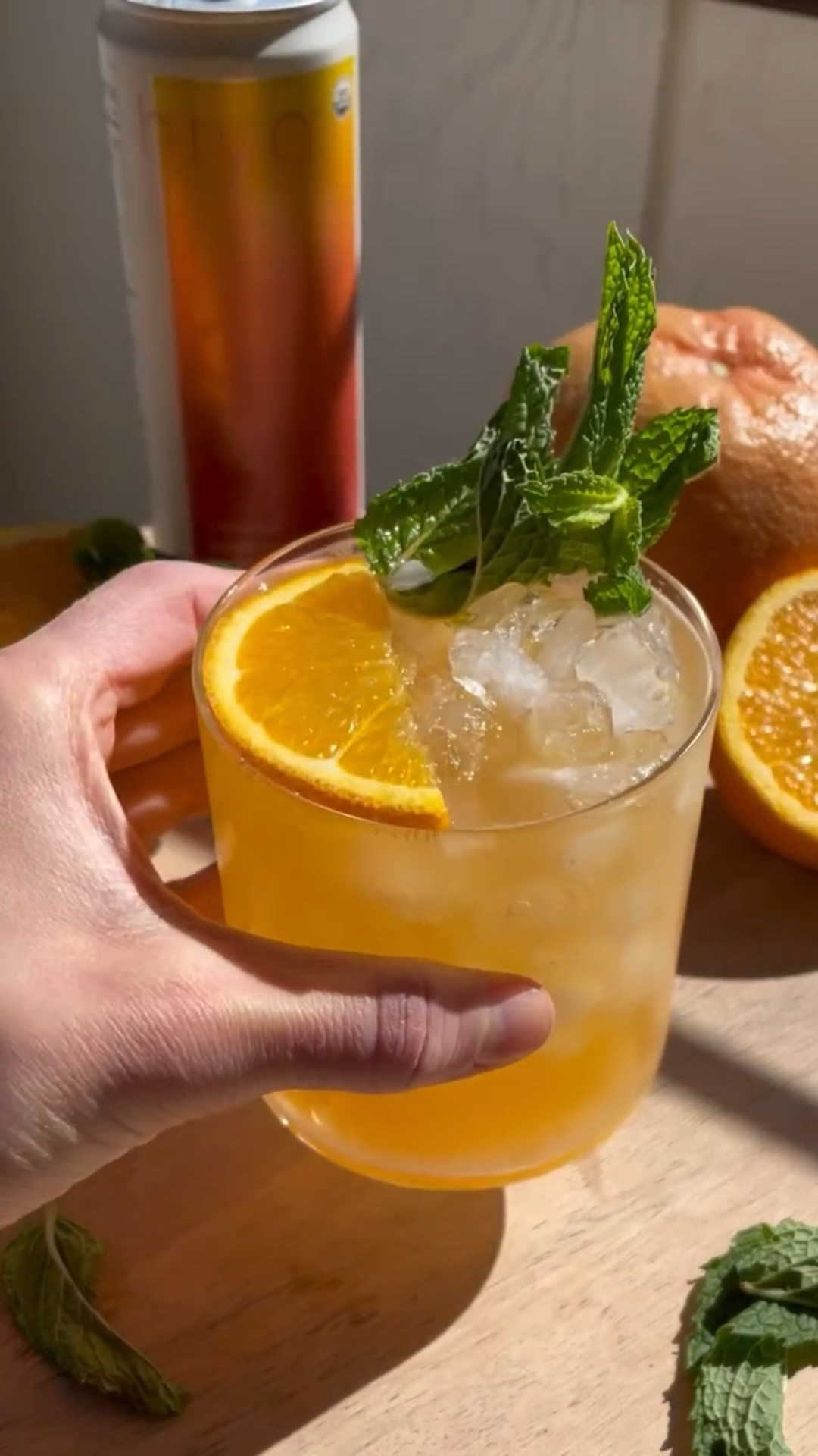 SECRET’S OUT... Passion Fruit Tangerine is here and it’s day 5 of 5 days of @drinkhiyo mocktails!

You guys this flavor is EVERYTHING and I couldn’t wait to share this recipe with you! It’s got all the citrus you could ever want and a little kick with the ginger simple syrup!

Ingredients
•1 oz orange juice
•1 oz grapefruit
•1/2 oz ginger simple syrup
•1 Passion Fruit Tangerine Hiyo
•garnish: mint and orange slice

#drinkhiyo #mocktails #mocktailsrecipes #mocktailgirlie #tangerine #passionfruit