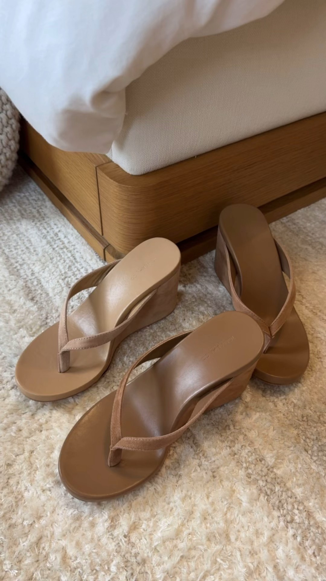 Wedge sandals on sale! True to size for me :) If you’re a half size I’d die down to the next full size 

#LTKSaleAlert