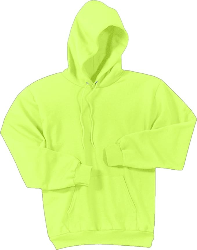 Port & Company-Classic Pullover Hooded Sweatshirt. PC78H-Neon Yellow | Amazon (US)