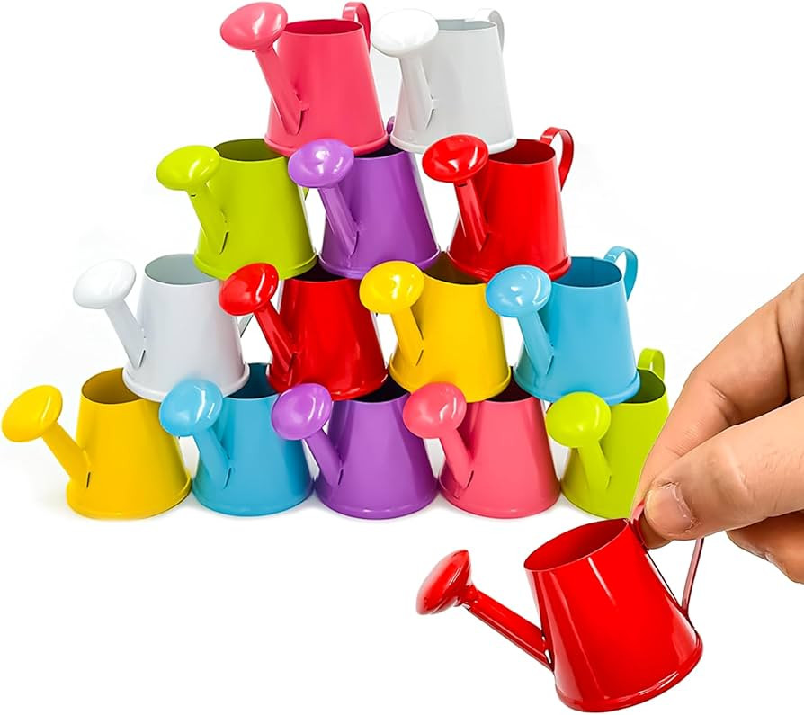 14 Pcs Mini Watering Can Miniature Color Watering Pot Garden Water Can Mini Kettle for House Craf... | Amazon (US)