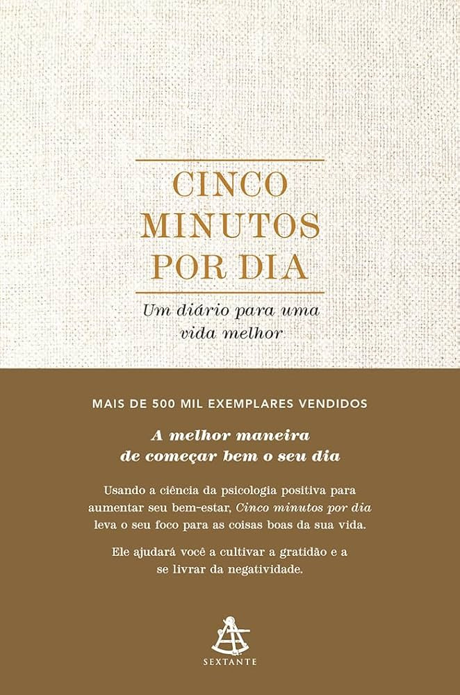 Cinco minutos por dia: Um diário para uma vida melhor | Amazon (BR)