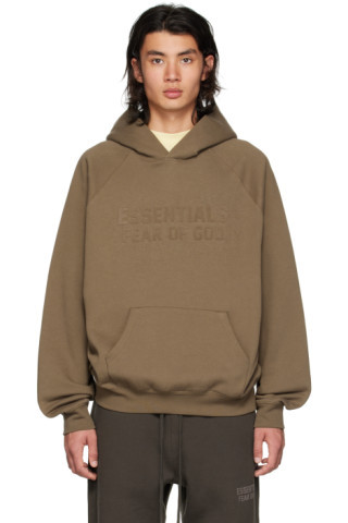 Brown Raglan Hoodie | SSENSE