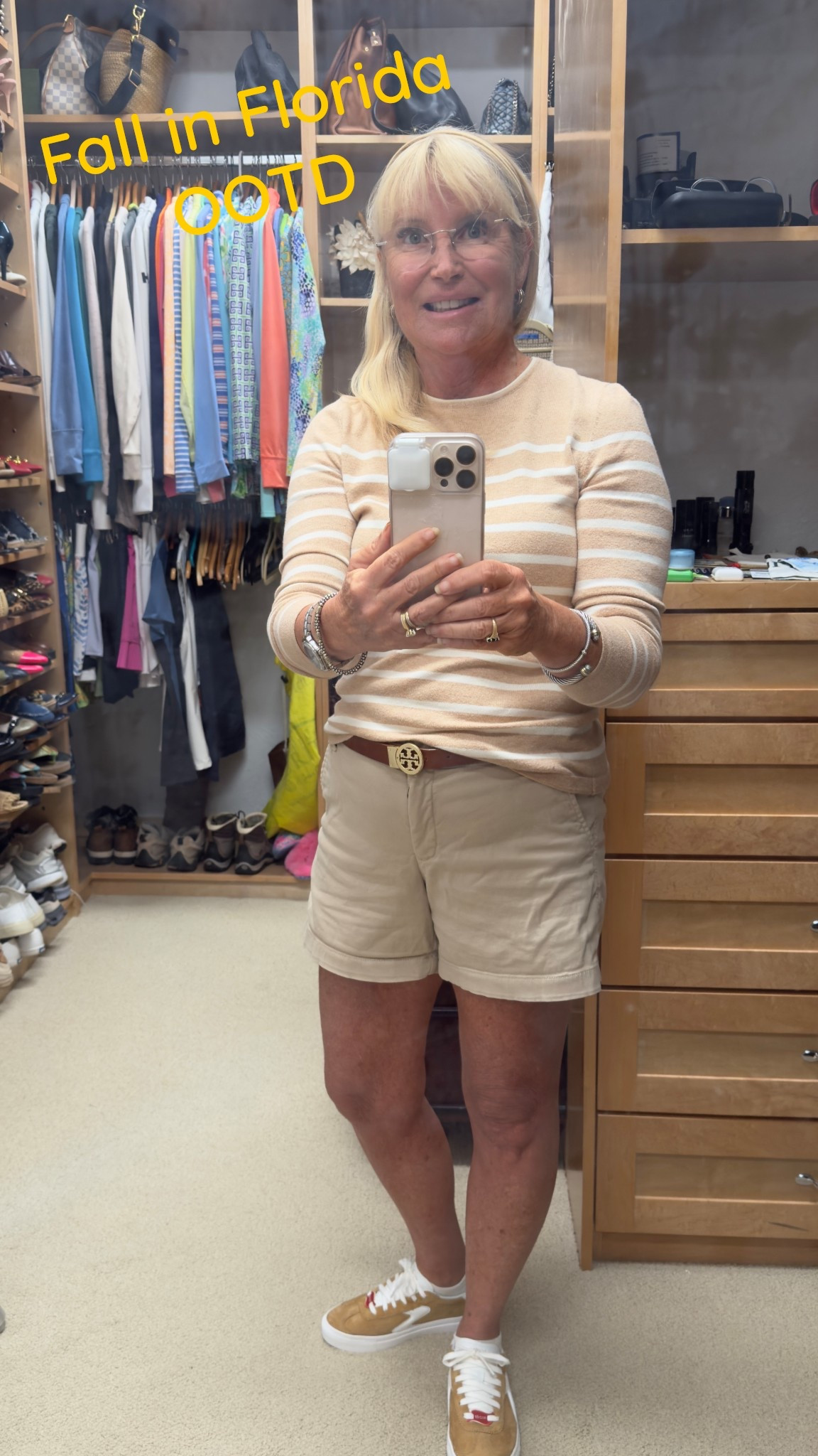 We got our first cool front of the season yesterday with temperatures going down in the low 60’s. Shorts and a sweater of course! I am loving these brown suede sneakers by Skechers, I found them on Amazon!

#LTKSeasonal #LTKTravel #LTKActive