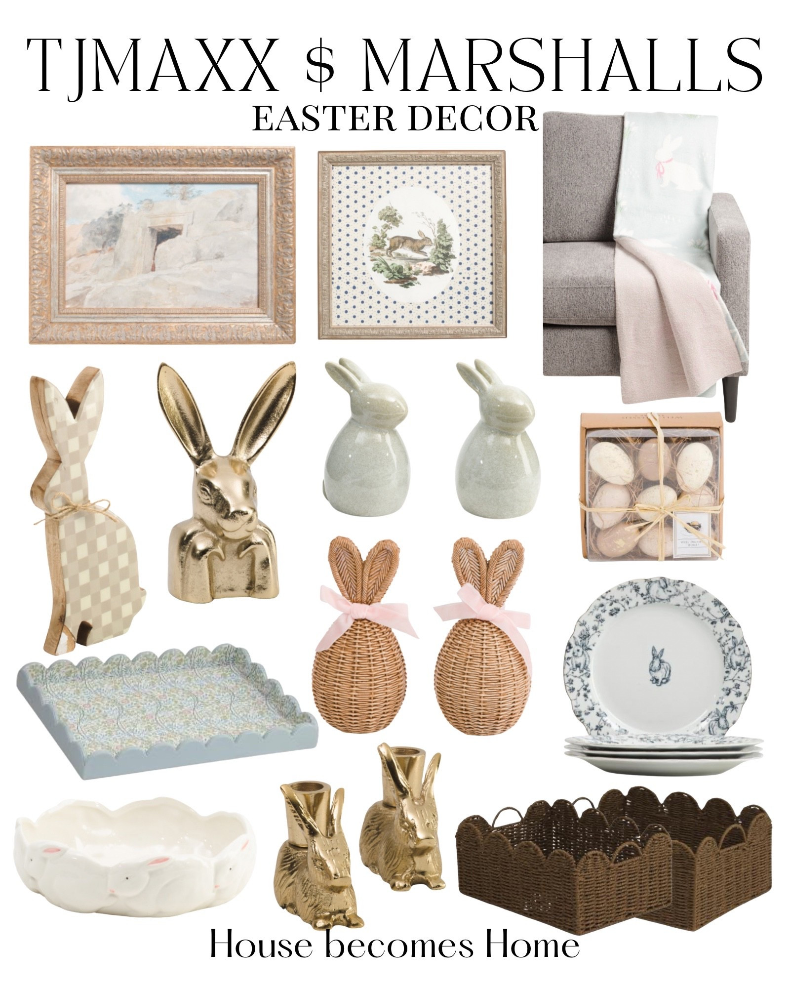 Tjmaxx & Marshalls Easter decor!

#LTKSeasonal #LTKHome #LTKSaleAlert