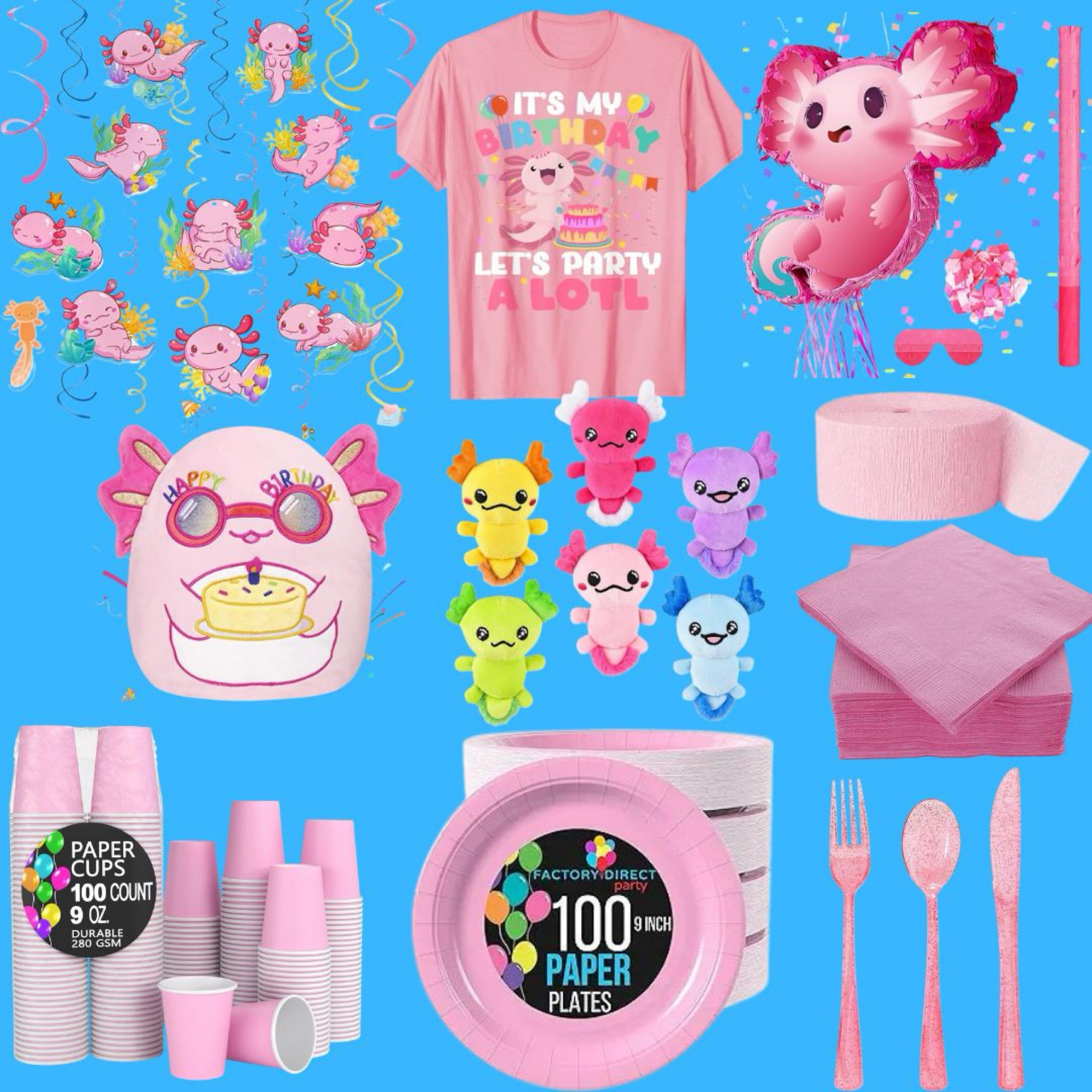 All the essentials for a girl’s axolotl themed birthday party!

#axolotlparty #axolotlbirthday #axoltolgirlsbirthday #girlsbirthdaypartyideas #axolotls 

#LTKKids