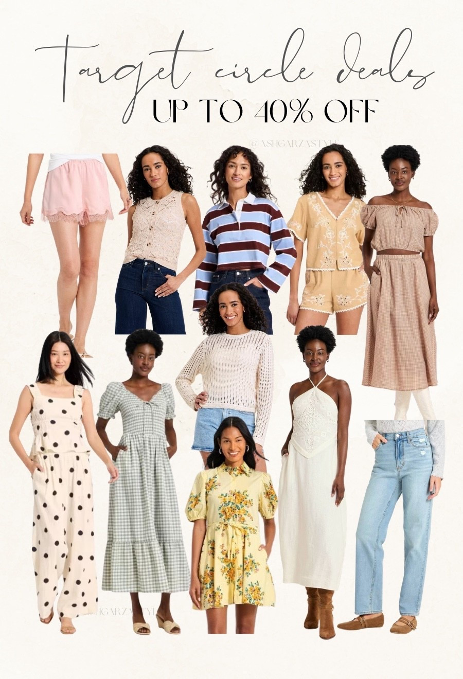 Target circle deals up to 40% off 🙌🏻🙌🏻

Exclusively for Target Circle members 

#LTKSeasonal #LTKSaleAlert #LTKootd