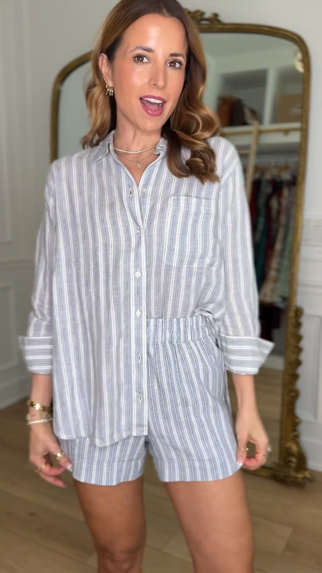 New Linen blend sets from Old Navy! XXS in shorts and XS petite in top. Linen shorts. Linen top. Vacation outfit. Resort outfit. Resort wear. Bathing suit coverup. Slide sandals are TTS.

#LTKPetite #LTKTravel #LTKootd