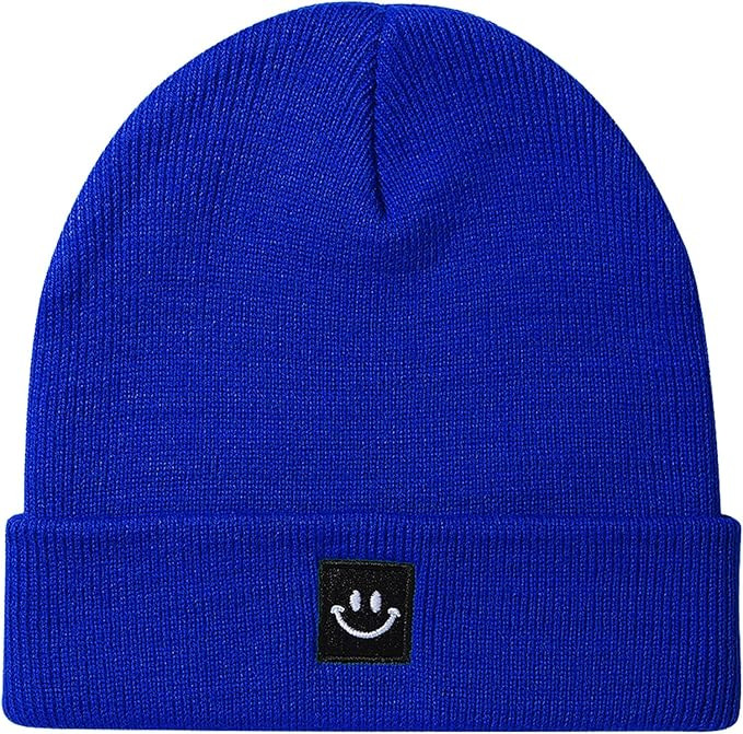 Baby Beanie Knit Ski Hat with Cute Face for Girls Boys 0-7 Years | Amazon (US)