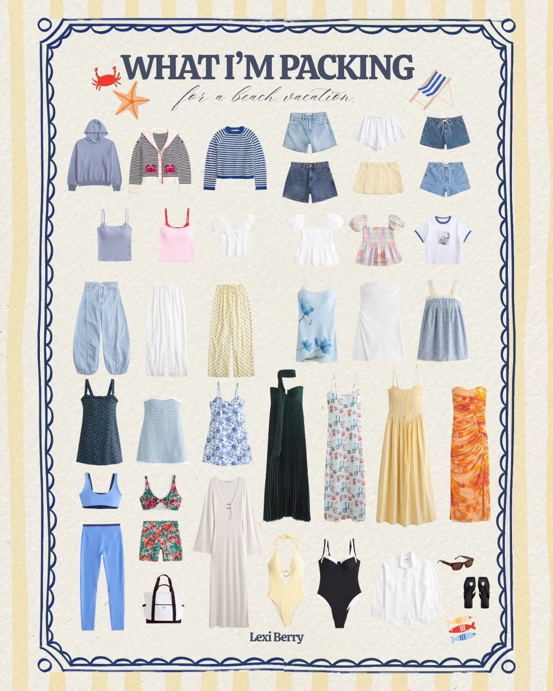 what I’m packing for a beach vacation. save this for any upcoming warm weather trips🌴☀️🌺

#LTKMidsize #LTKTravel #LTKSeasonal