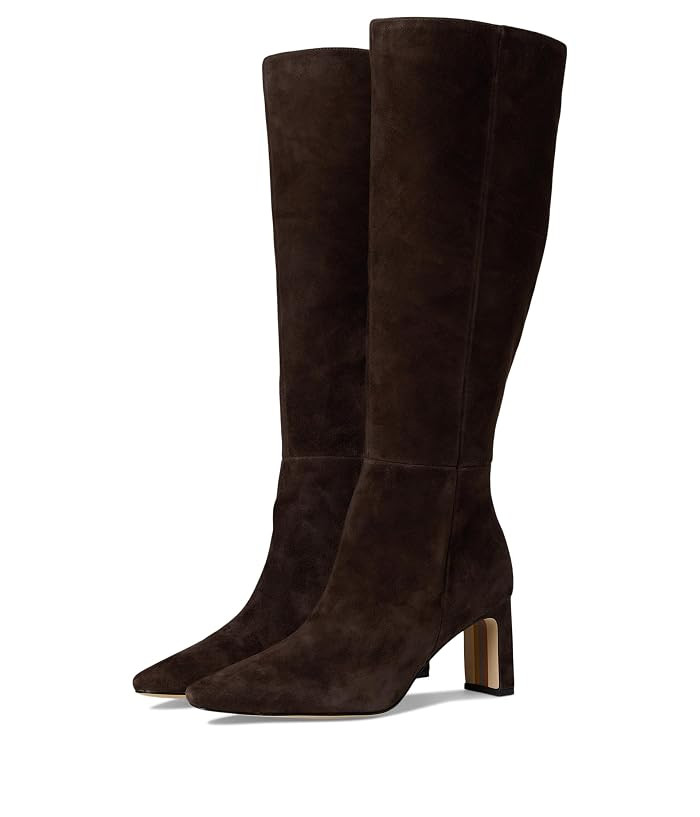 Sam Edelman Sylvia Wide Calf Women's Shoes Medallion Gold Snake Wide Calf : 9 M, Leather/Rubber | Zappos.com