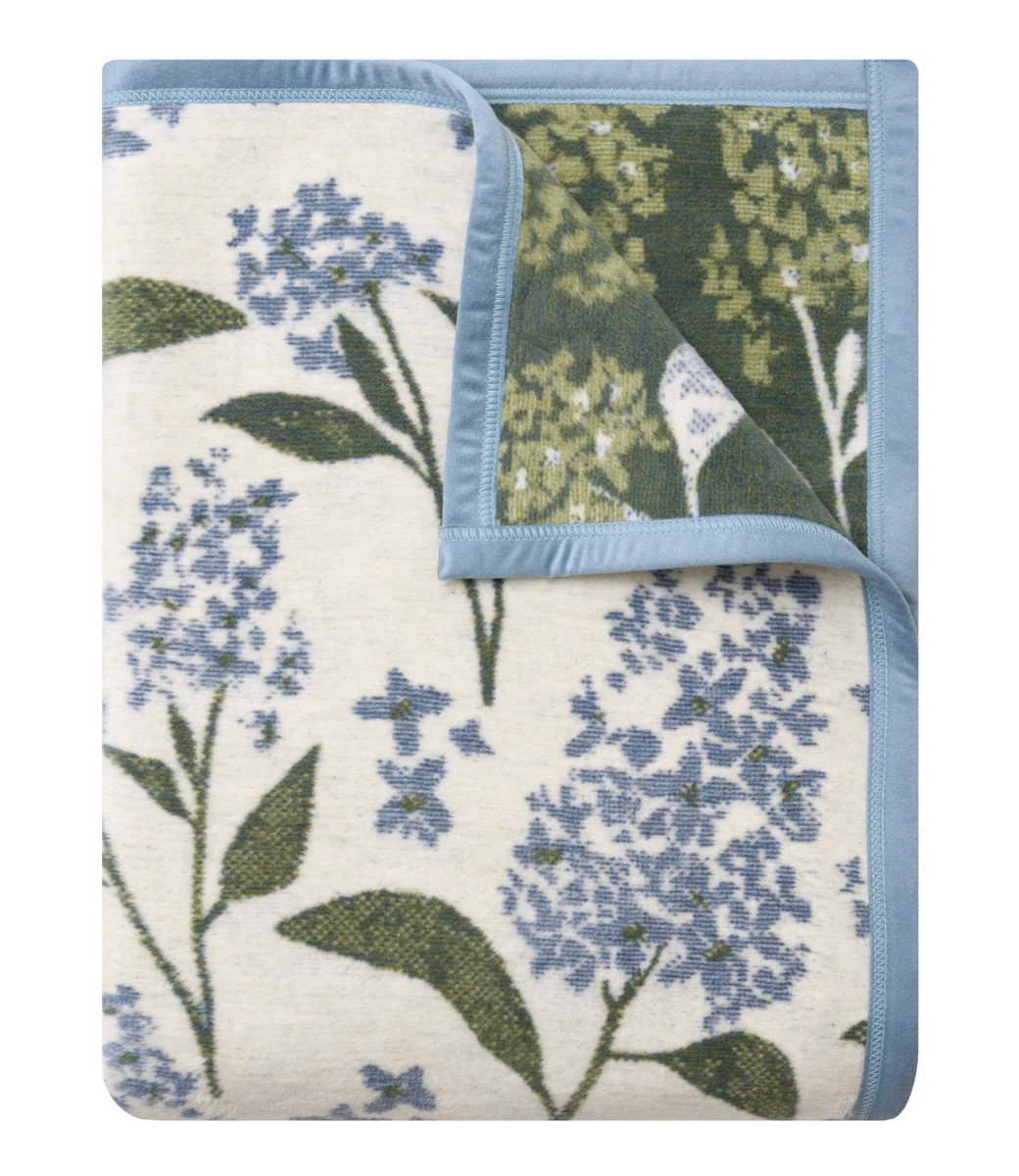 Lilacs Throw Blanket | ChappyWrap | ChappyWrap
