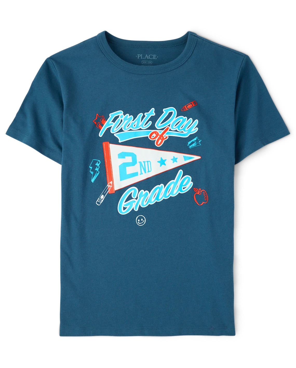 Boys School First Day Of 2nd Grade Graphic Tee - blue | The Children's Place